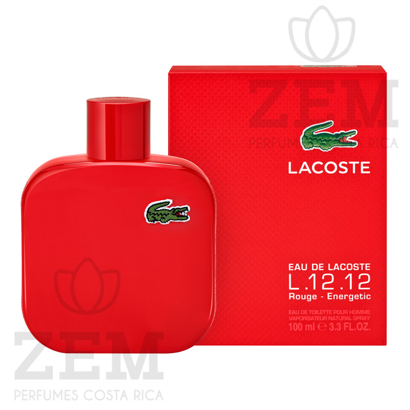 Perfumes Costa Rica Eau De Lacoste L.12.12 Rouge 100ml EDT