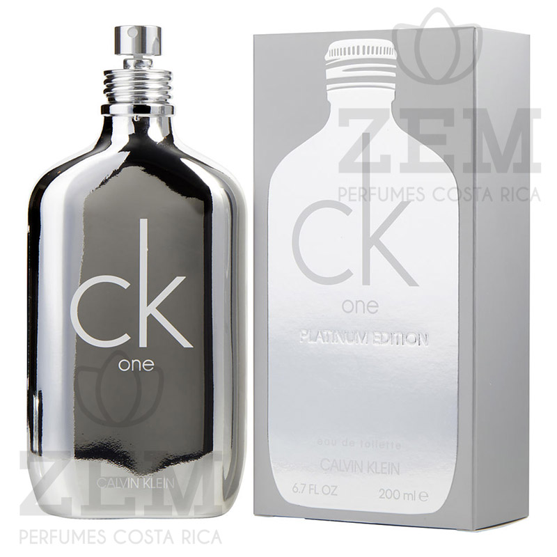 Perfumes Costa Rica CK One Platinum Calvin Klein 200ml EDT